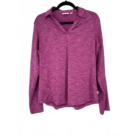 Lady Hagen Tops Lady Hagen Womens Size Large Spacedye Pink